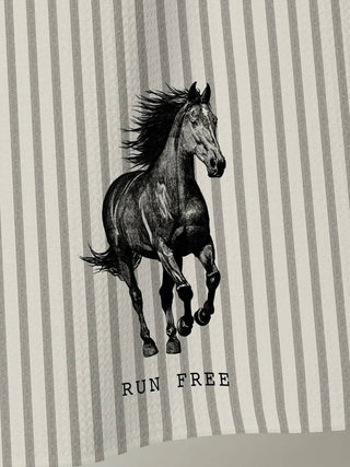 Geometry Run Free Tea Towel