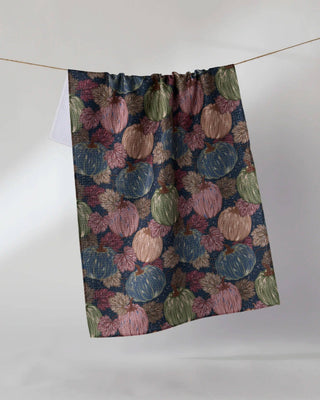 Geometry Harvest Moon Tea Towel
