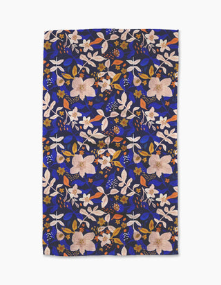 Geometry Nightfall Garden Tea Towel