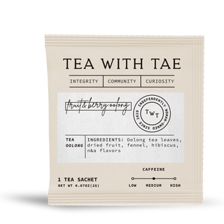 Fruit & Berry Oolong Tea - Individually Wrapped Tea Bag