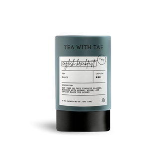 Tea With Tae English Breakfast Mini Tube Gift