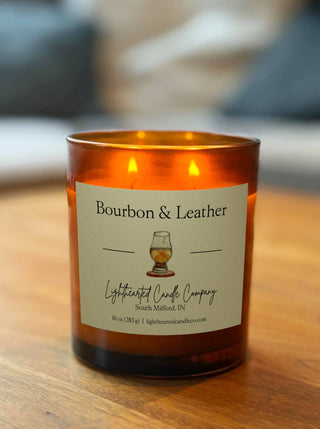 Lighthearted Candle Co. Alchemy Bourbon & Leather