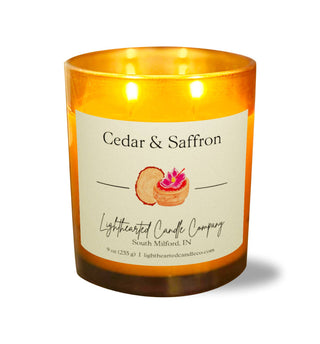 Lighthearted Candle Co. Alchemy Cedar & Saffron