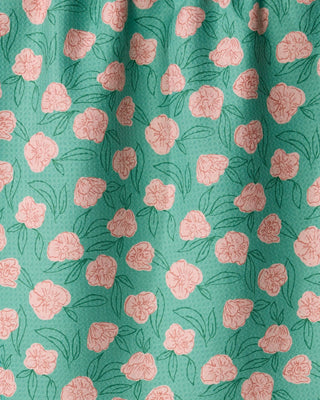 Geometry Lucky Bloom Tea Towel - Mahjong