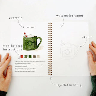 Emily Lex Studio Christmas Watercolor Workbook
