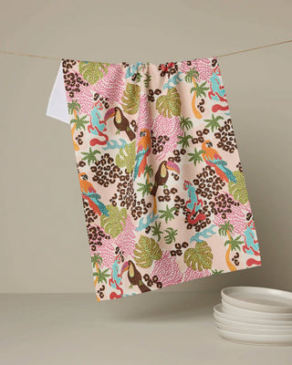 Geometry Tropi Hotel Tea Towel