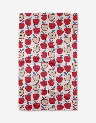 Geometry Apple A Day Tea Towel