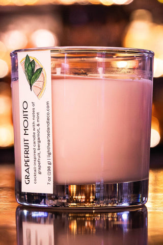Lighthearted Candle Co. Speakeasy Grapefruit Mojito