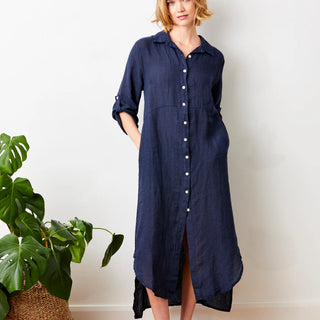 Suzy D Larino Dress in Navy