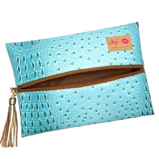 Makeup Junkie Laguna Faux Patent Leather Bag