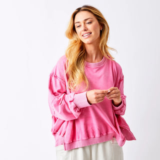 Suzy D Werugia Sweatshirt in Pink
