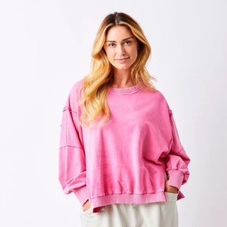 Suzy D Werugia Sweatshirt in Pink