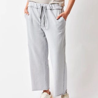 Suzy D Windy Joggers in Fossil Gray