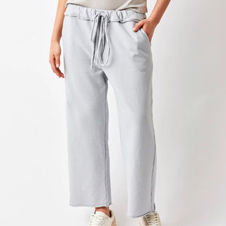 Suzy D Windy Joggers in Fossil Gray