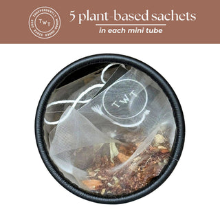 Tea With Tae Rooibos Chai Herbal Decaf Mini Tube Gift (5 tea bags)