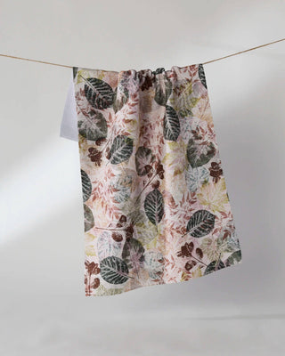 Geometry Woodland Press Tea Towel