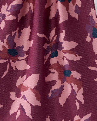 Geometry Mulberry Bloom Tea Towel