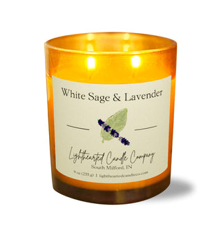 Lighthearted Candle Co. Alchemy Candle — White Sage & Lavender