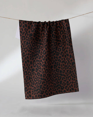 Geometry Midnight Safari Tea Towel