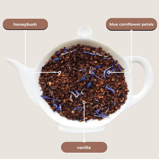 Tea With Tae Honella Honeybush Herbal Mini Tea Tube Gift (5 tea bags)