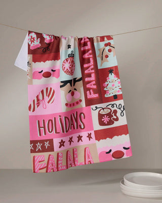 Geometry Winter Wonder Tea Towel