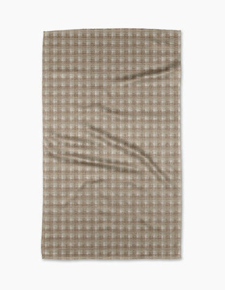 Geometry Feelin' Sandy Tea Towel