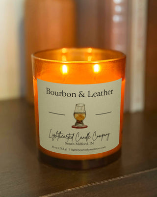 Lighthearted Candle Co. Alchemy Bourbon & Leather