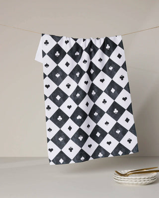 Geometry Queen of Everything Tea Towel