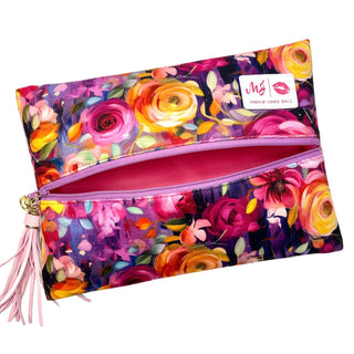 Makeup Junkie Bed of Roses Velvet Bag