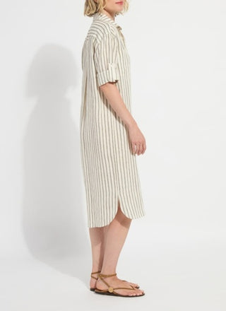 Lyssé Juniper Linen Tunic Shirt Dress