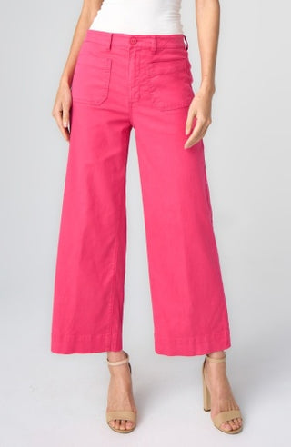 crop wide leg w/ patch pkts 27" ins