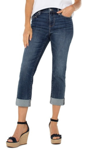 charlie crop wide rolled cuff 24"
