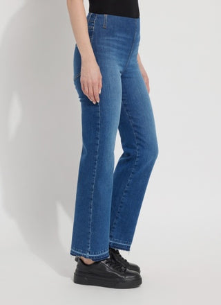 Lyssé Premium Straight Jeans in Authentic Midwash