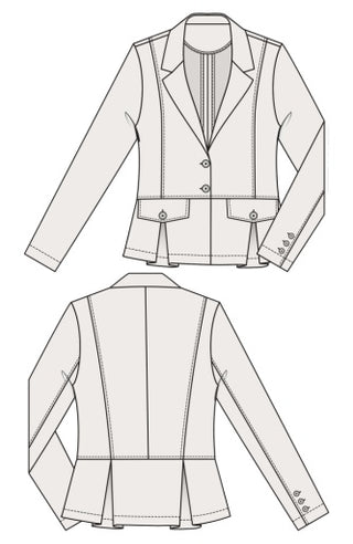 peplum blazer