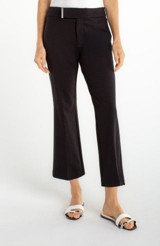 crop flare w/ extended tab