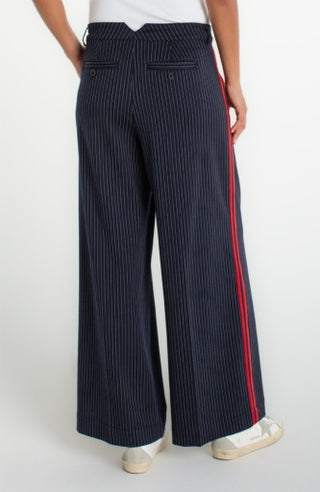wl pleated trouser w. side stripe - 30" ins