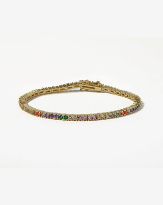 Baby Heiress Tennis Bracelet - Gold