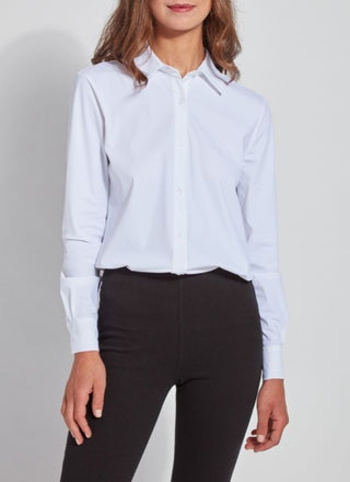 connie slim button down