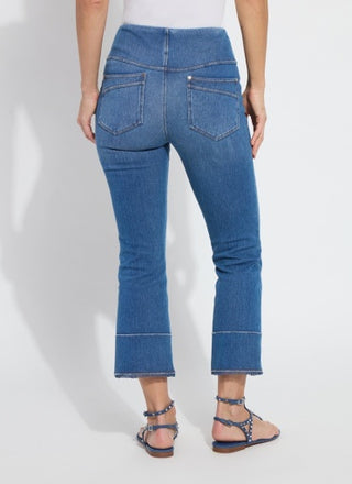 dara seamed hem crop denim