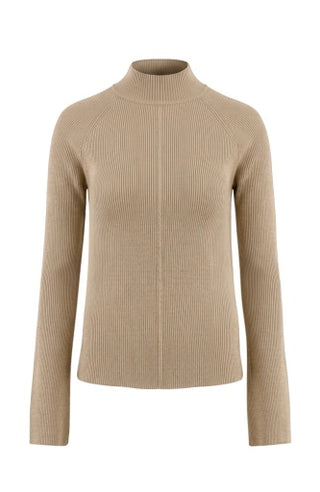 Liverpool Long Sleeve Turtleneck Sweater — Harvest Khaki Melange