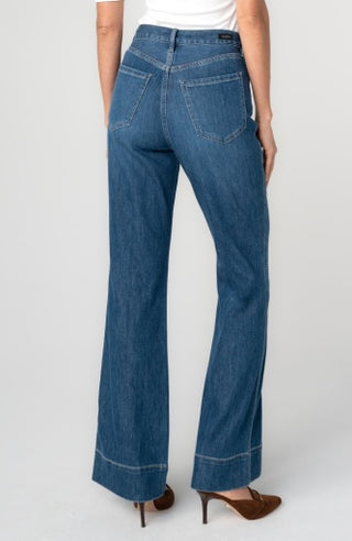 Liverpool Los Angeles Relaxed High Rise Seamed Bootcut, 32" Inseam