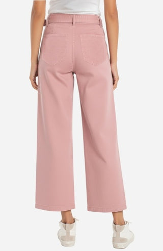 stride wide leg w/ self belt 28 inseam