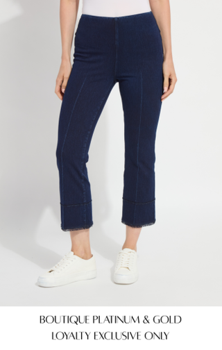 dara seamed hem crop denim