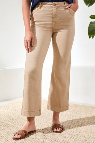 FLY FRONT PANT W/ EMB