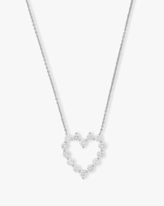 She's an Icon Baby Heart Necklace - Silver