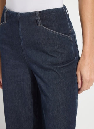 lysse samara cuffed wide leg denim