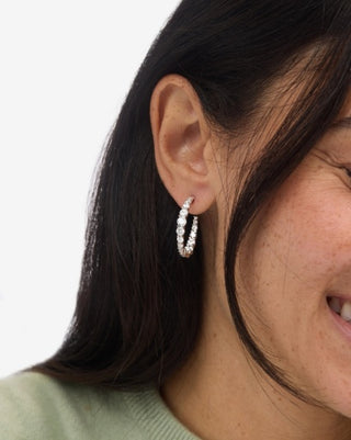 Oh She Fancy Graduated Hoops 1"