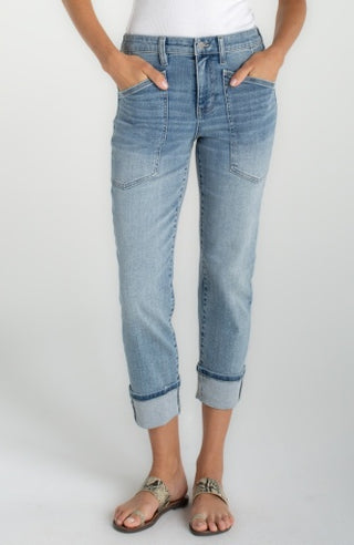 marley cropped girlfriend cuffed 28'/25" ins