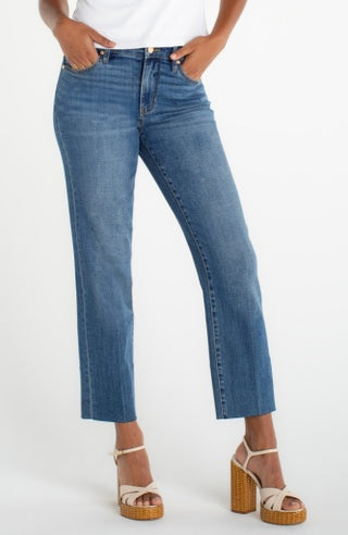 kennedy crop straight w/ blind hem 28 inseam