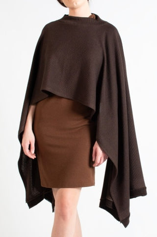 Revir Poncho — Brown